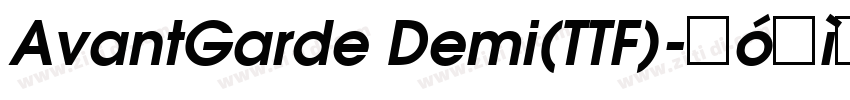 AvantGarde Demi(TTF)字体转换